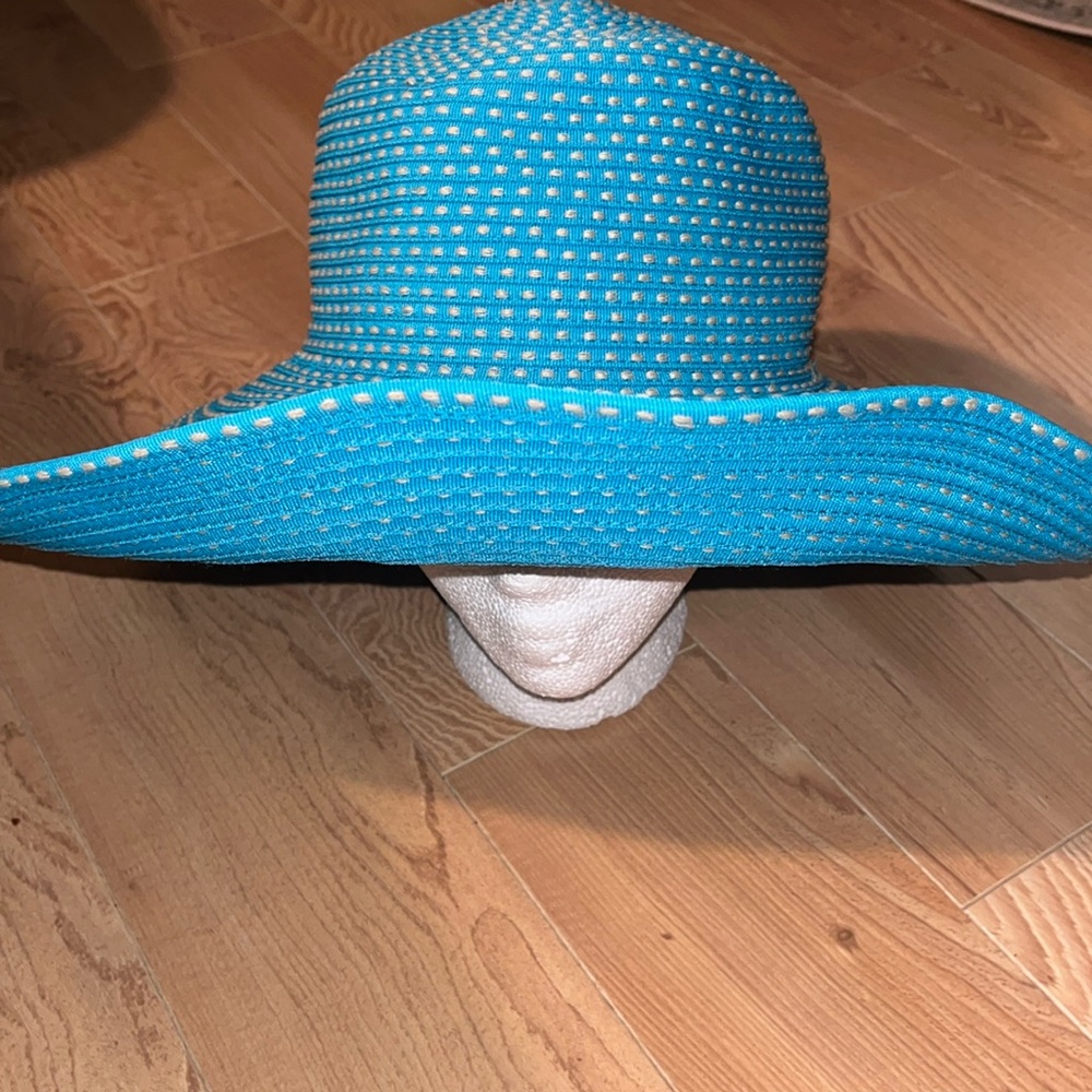 Carribean Joe Floppy Sun Hat…Packable bluish/teal color